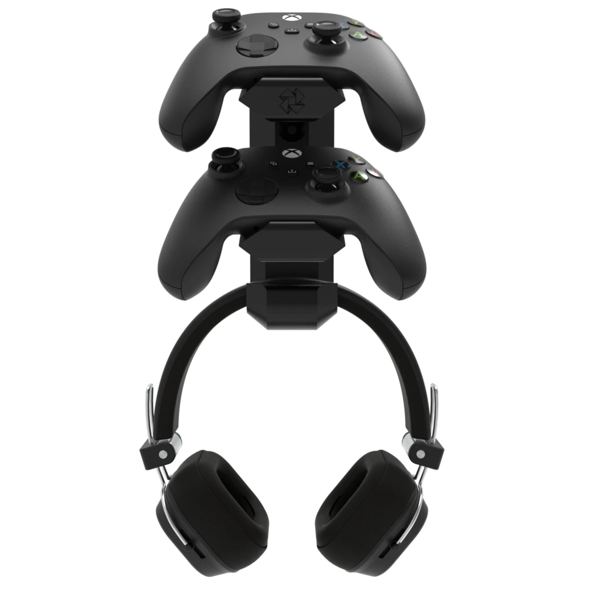 Suporte de Parede Duo – Headset + 2 Controles (Xbox/PlayStation/PC)