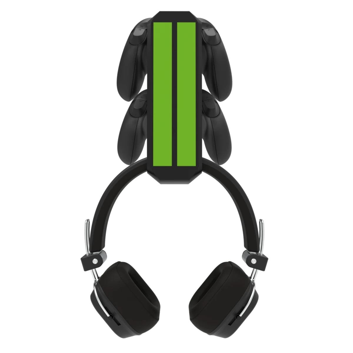 Suporte de Parede Duo – Headset + 2 Controles (Xbox/PlayStation/PC)